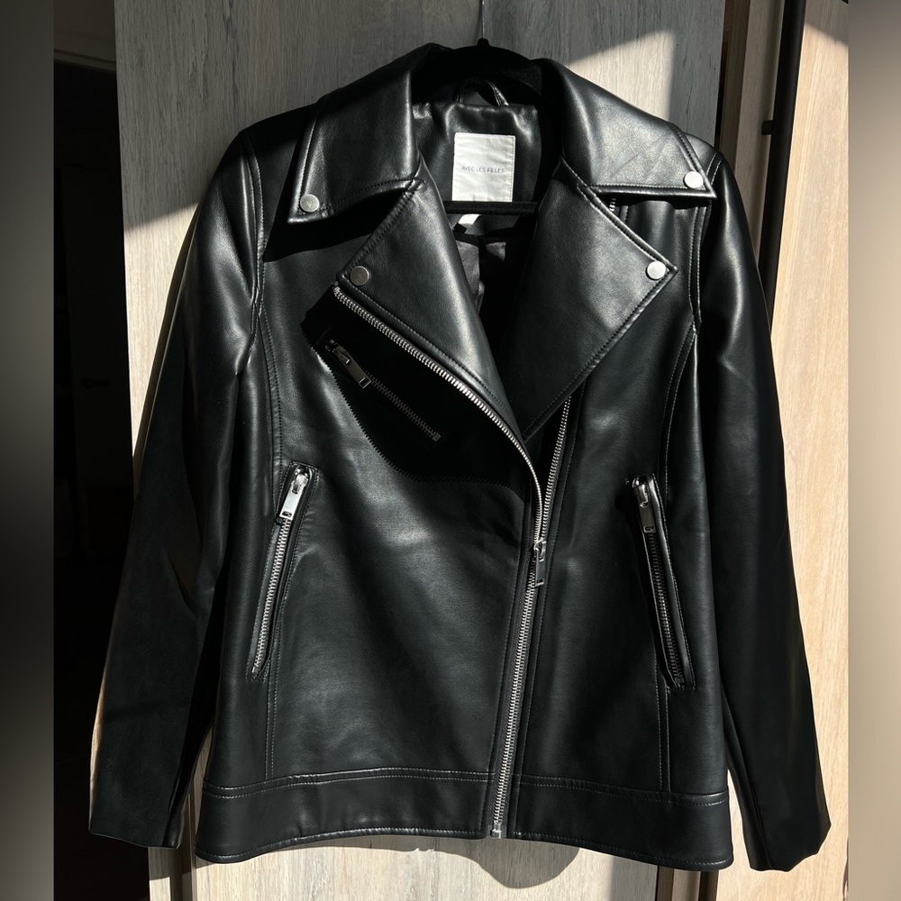 Classic Leather Moto Jacket